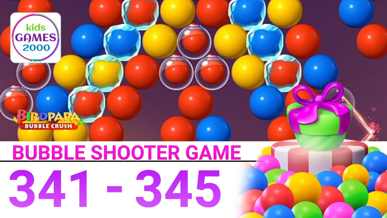 Bubble Shooter Gameplay, bubble shooter game level 341