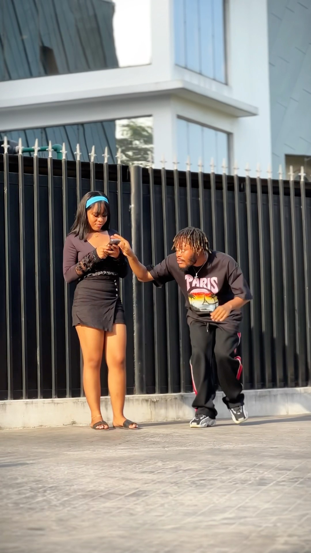 I definitely wasn’t expecting the slap ?| #shorts