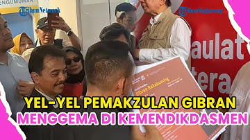 YEL-YEL PEMAKZULAN GIBRAN MENGGEMA SAAT ROY SURYO TAK DIBOLEHKAN MASUK KEMENDIKDASMEN