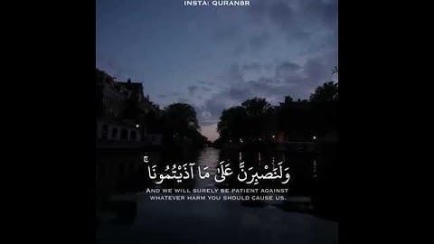 (وما لنا ألا نتوكل على الله وقد هدانا سبلنا ولنصبرن على ما آذيتمونا)سورة ابراهيم _اسلام صبحي