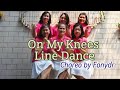 On my knees line dance