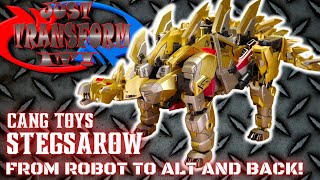 JUST TRANSFORM IT!: Cang Toys Stegsarow (Snarl)