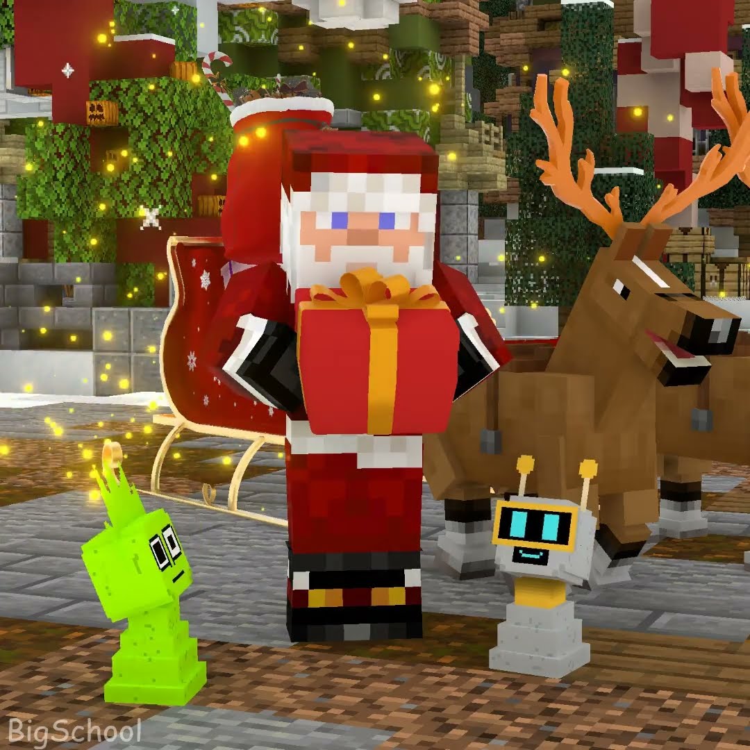 Who will receive Santa Claus's Christmas gift?! Fun Bot or Lime? ?