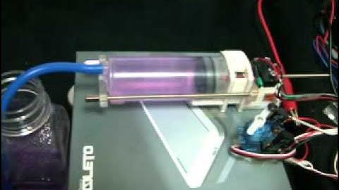 RC Submarine piston ballast (syringe ballast)