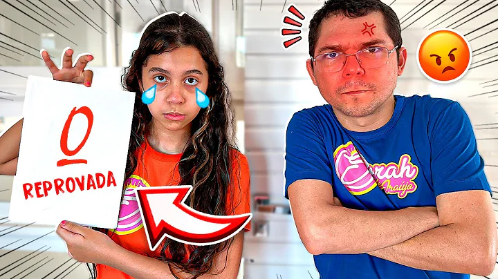 SARAH FOI REPROVADA NA ESCOLA ?!! OLHA A REAO DO P...