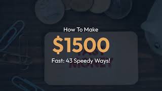 How to Make $1500 Fast Profile