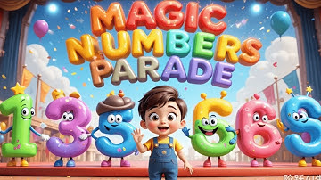 Magic Numbers Parade 🎉 | Learn 1 to 10 with Fun Kids Rhyme | Counting Songs for Toddlers