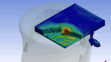 Ansys Workbench explicit dynamics shell end milling of AlSi 1045 extended example 9