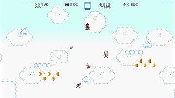 Super Mario Bros. X (SMBX2) Beta 5.2 Custom Level - Carrots Sky High (with Carrot Power-Up)