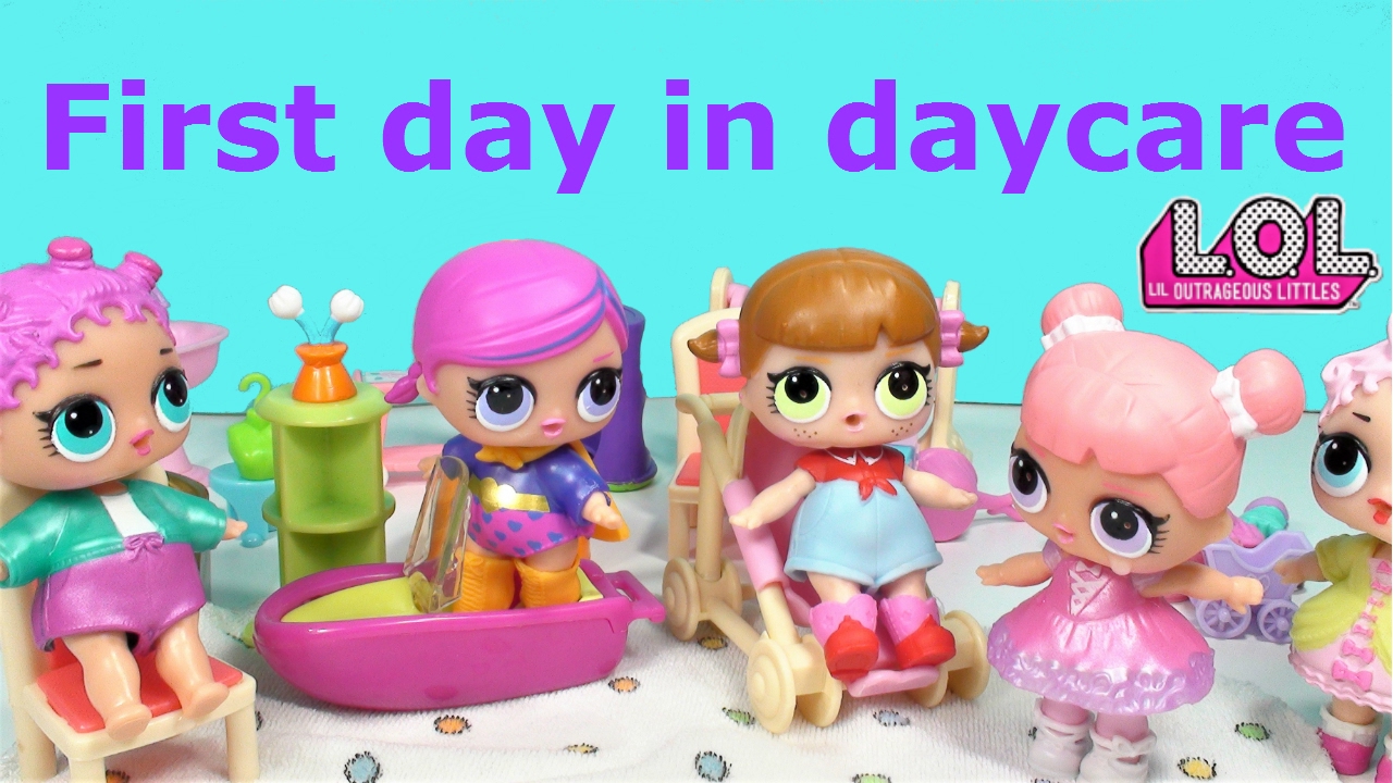 Lol Doll Surprise First Day At The Daycare Lol Videos Cupcake Ponytails