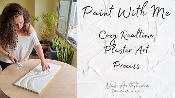 #1 Welcome To My Studio | Cozy Art Video | Plaster Art Process