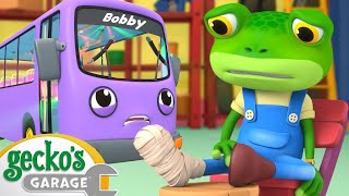 Gecko's Bus Boo Boo | Go Gecko's Garage! | Kids Cartoons