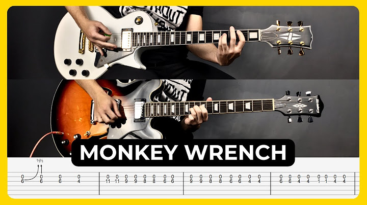 Monkey Wrench Guitar version - Guitar performance video thumbnail