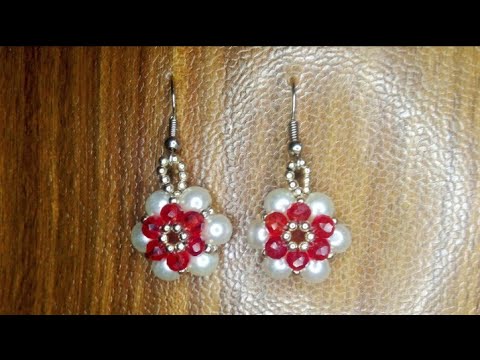 How To Make Simple And Beautiful Pearl Earrings At Home, DIY