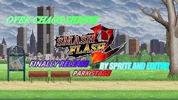 ssf2 mod finally new [ park ] stage release 2021 over chaos shrine credit description