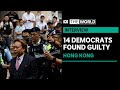 Hong kong court finds 14 prodemocracy activists guilty  the world