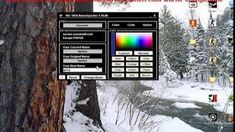 Warcraft III Name Spoofer