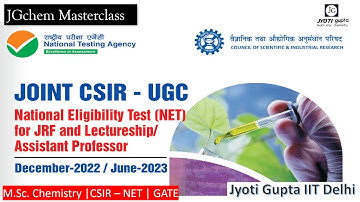 JOINT CSIR-UGC-NET for JRF & Lectureship| Assistant Professor| December-2022/ June-2023| Elegibility