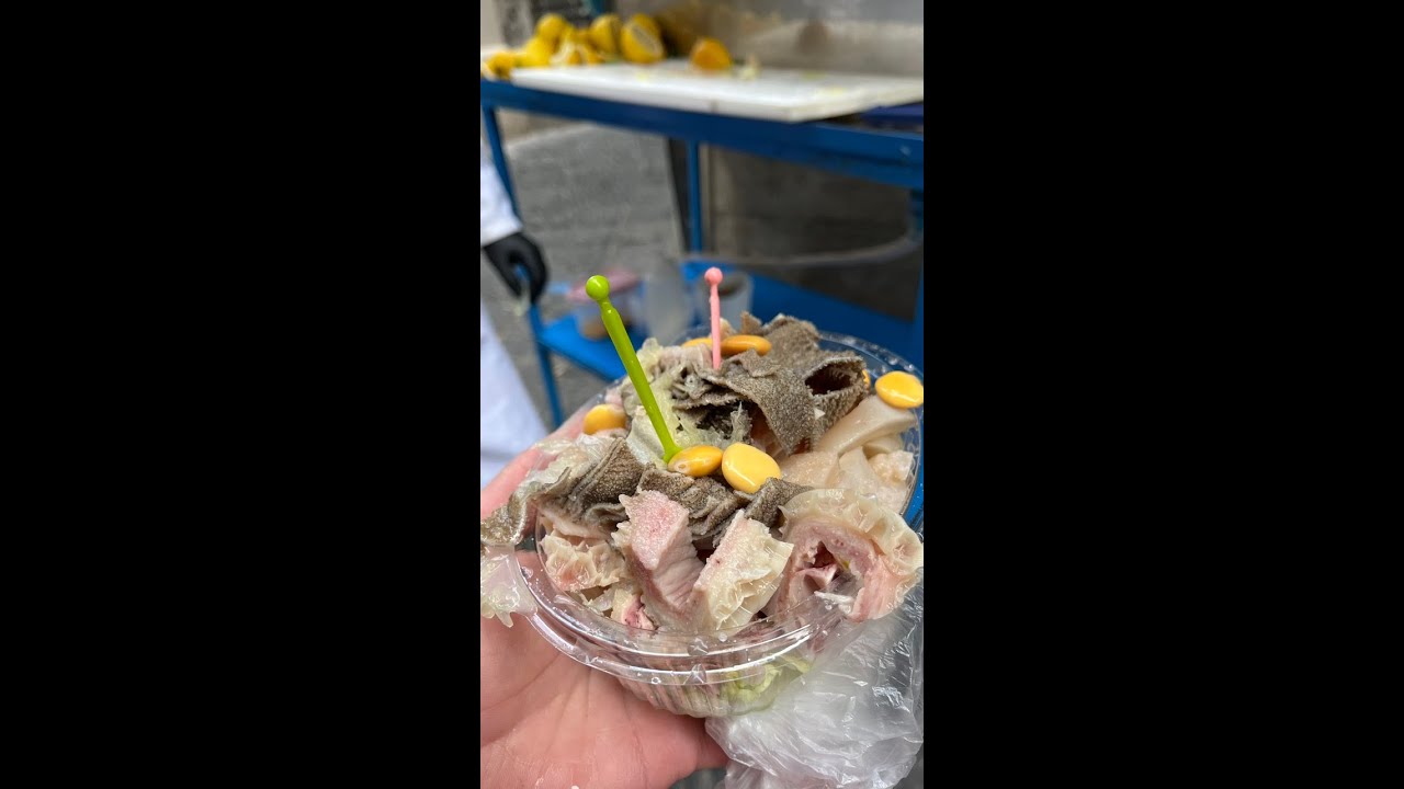 Satisfying street food in Italy 😋🇮🇹| trippa (tripe)