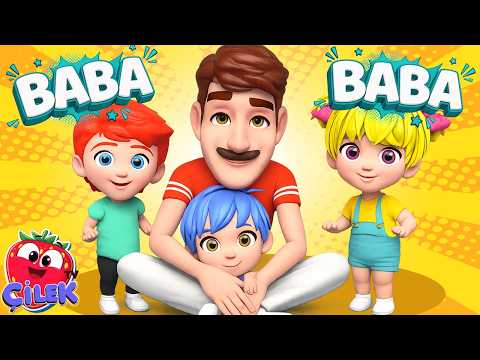 Baba ve Çocuklar Çizgi Film | Eğlenceli Bebek ve Çocuk Şarkıları | Çilek TV