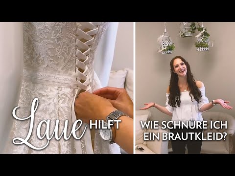Video: Wie Man Ein Hochzeitskleid Bindet