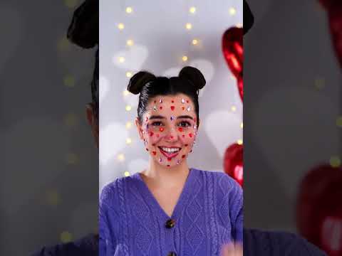Идея для макияжа на день святого Валентина #shorts