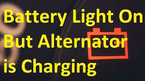 Causes and Fixes Battery Light On but Alternator is Charging