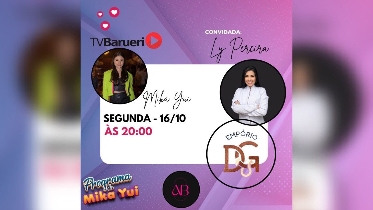 Ly Pereira  | Programa Da Mika Yui – 16/10