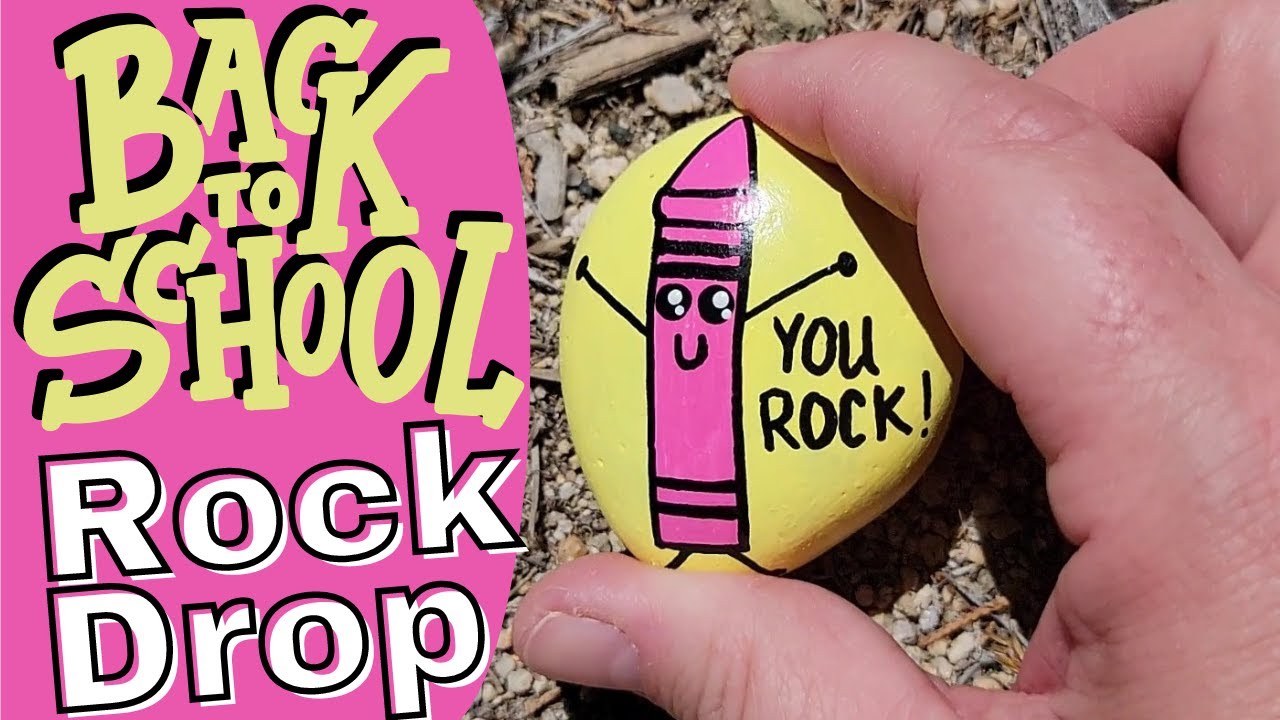 Hiding Kindness Rocks for Back to School!
