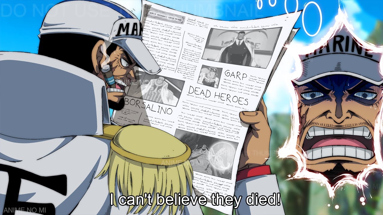 One Piece 1072 Akainu's Reaction Upon Finding Out That Garp and