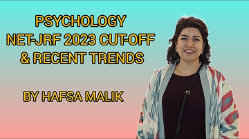 WHAT WILL THE CUT-OFF BE? | NET JRF PSYCHOLOGY JUNE 2023 | ANALYSIS & COMPARISON BY HAFSA MALIK
