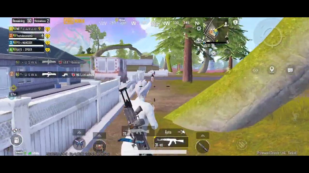 ☠️Livik Game play with 1v4 ☠️