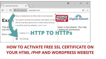How to install free ssl certificate on your html php and wordpress website