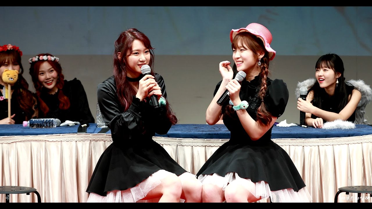 170514_오마이걸 팬사인회(유플렉스 제이드홀)_지호, 아린 '누구 키가 더 클까?' & '꿈에 지호나온다!'