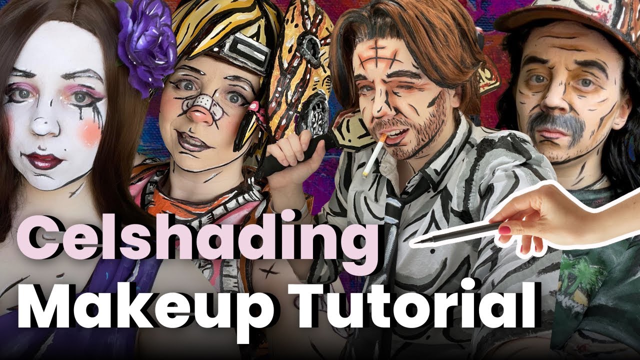EASY Celshaded Makeup! | Cosplay Tutorial