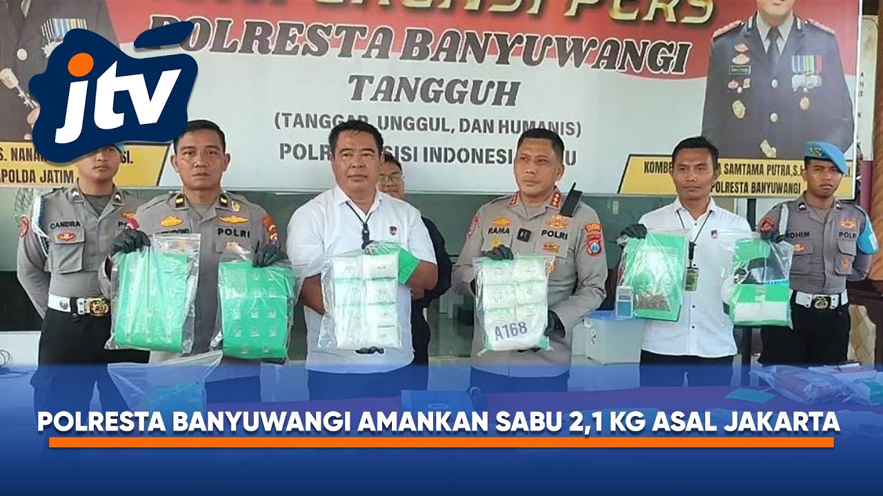 SABU 2,1 KG ASAL JAKARTA MASUK BANYUWANGI