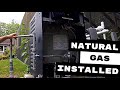 NATURAL GAS CONNECTED TO RAYPAK SWIMMING POOL HEATER