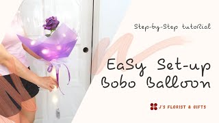 How to assemble LED Bobo Rose Balloon correctly? || Clear &amp; Effective Instructions || 如何正确组装波波球？