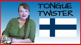 Finnish tongue twister