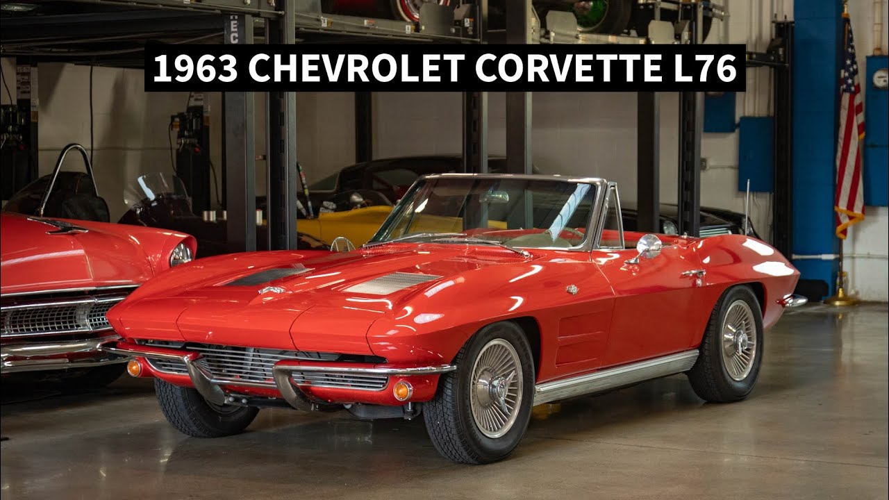 1963 Chevrolet C2 Corvette 327/340HP L76 Convertible arrives at
