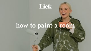 How to paint a room with Lick paint | Lick