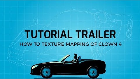 Metasequoia 4 Tutorial Intermediate Level 19 TRAILER-How to Texture Mapping Of Clown 4#phionestudio