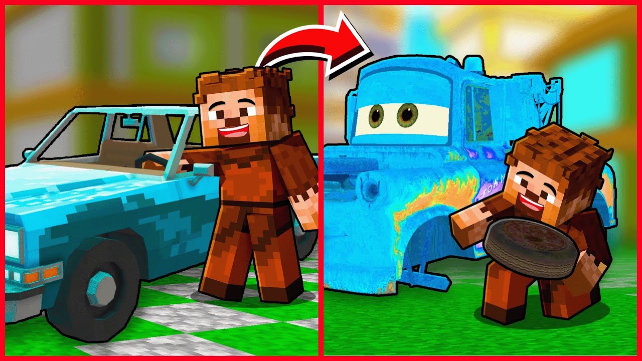 FAKİR ARABA ÇALDI VE PARÇALARINI MATER'A TAKTI! 🤩 - Minecraft