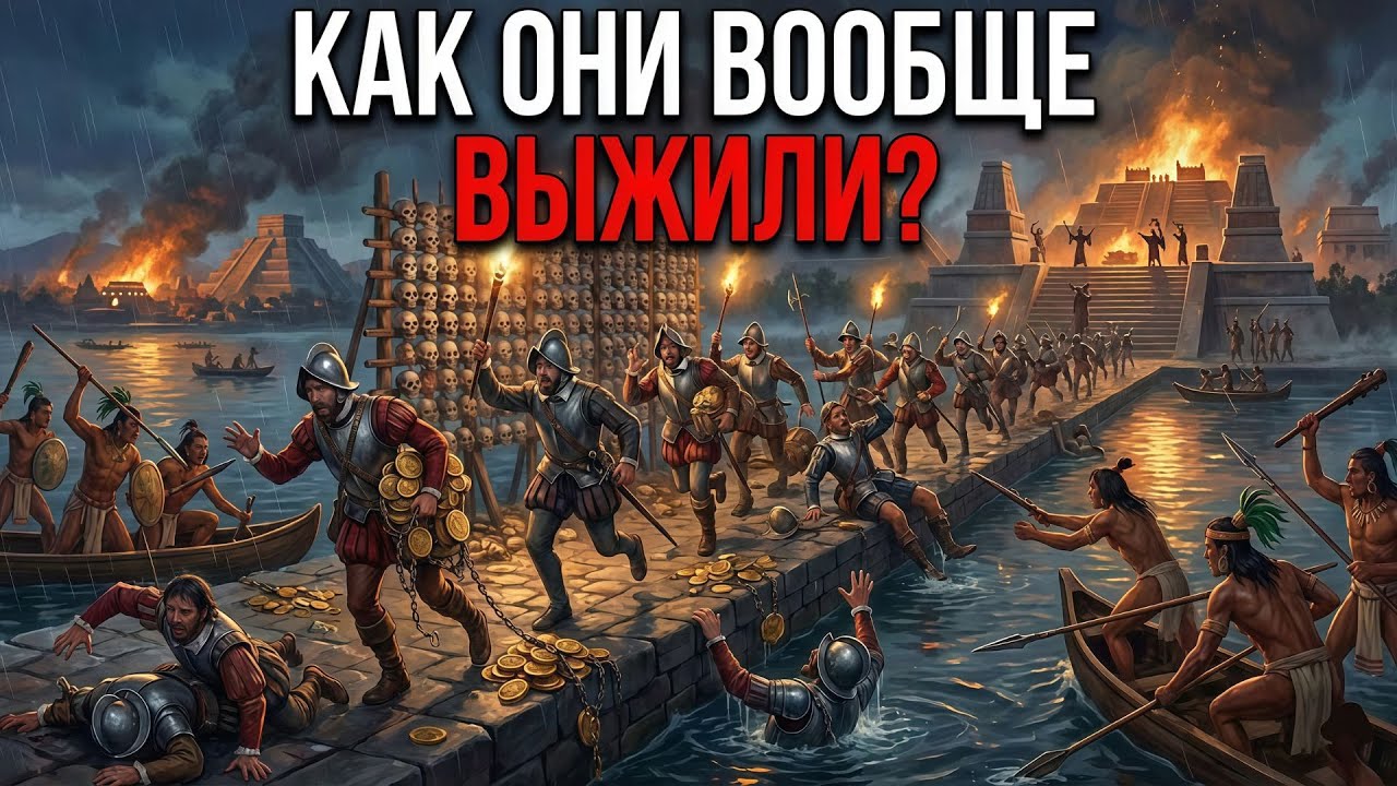 400 ИСПАНЦЕВ против МИЛЛИОНА: Как на САМОМ ДЕЛЕ пал ТЕНОЧТИТЛАН?
