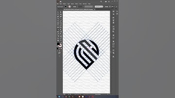 HOW TO CREATE NEGATIVE SPACE | W H LOGO DESIGN PROCESS #adobeillustrator.