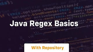 java regex basics