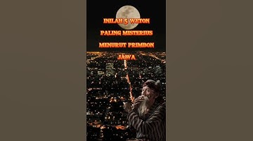 Inilah 5 weton paling misterius menurut primbon jawa #shorts #feedshorts