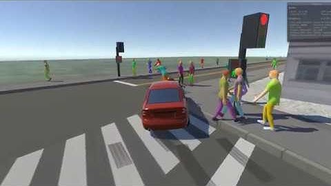 Traffic System - Human AI - Unity - WIP #3