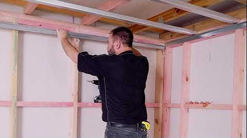 GIB Noise Control® Systems - Installing Batten on ST001 Acoustic Clips