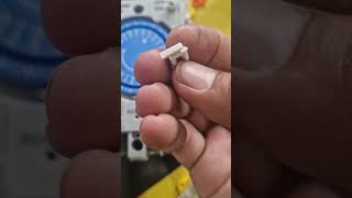 Panasonic 24hr timer wiring connection. #khakirig #panasonic #24hrtimer